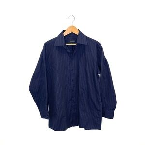 Unlisted Modern Fit Dark Blue Button Up